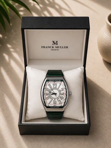 Luxury Green Leather Watch – Classic Premium Edition